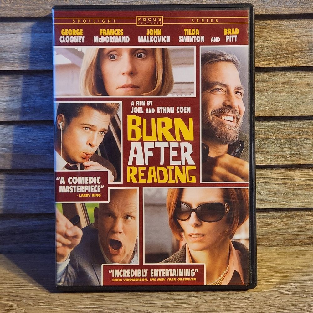 🔥 Burn After Reading DVD MOVIE